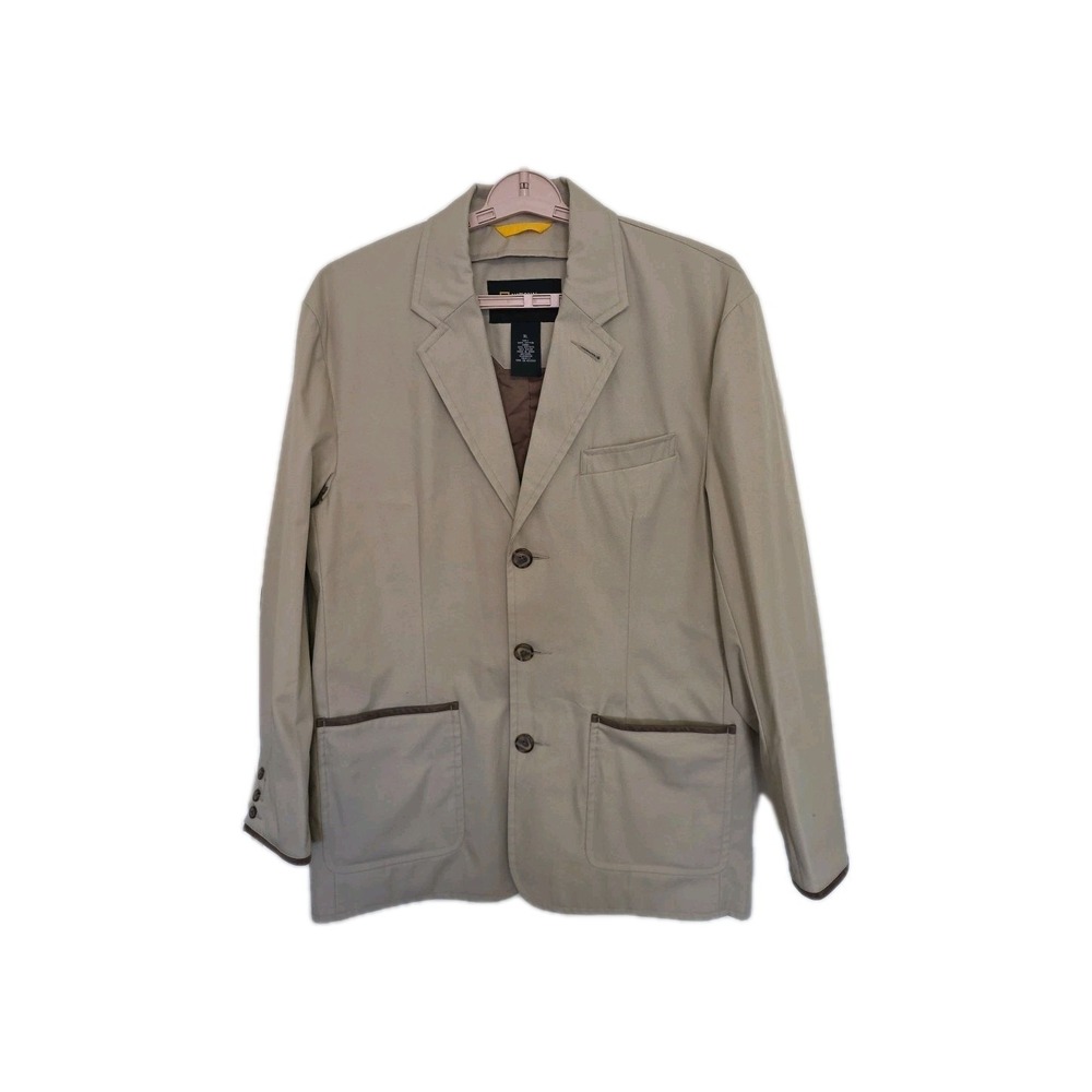 National Geographic Field Jacket Mens XL Khaki Travel Safari Multi Pocket Blazer